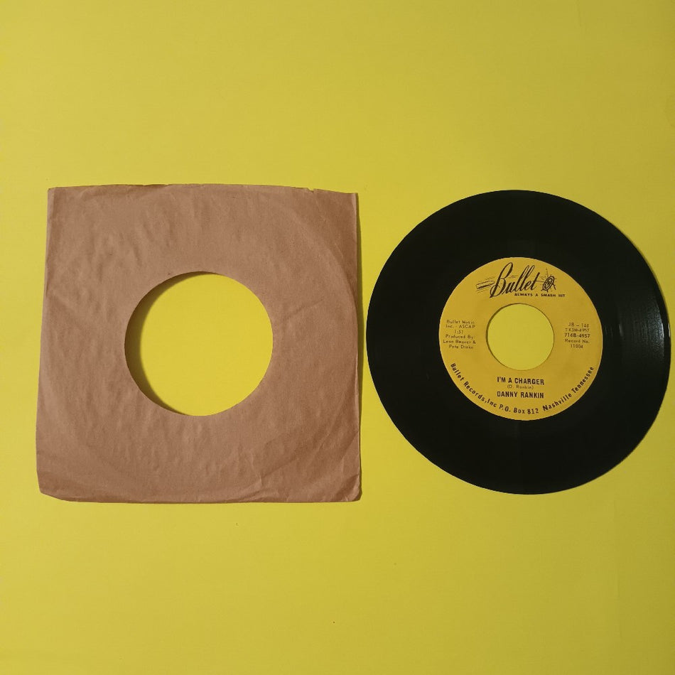 Danny Rankin - Please Let Her Know / I'm A Charger 7" - Bullet 11004 - Used - VG++ - Vinyl