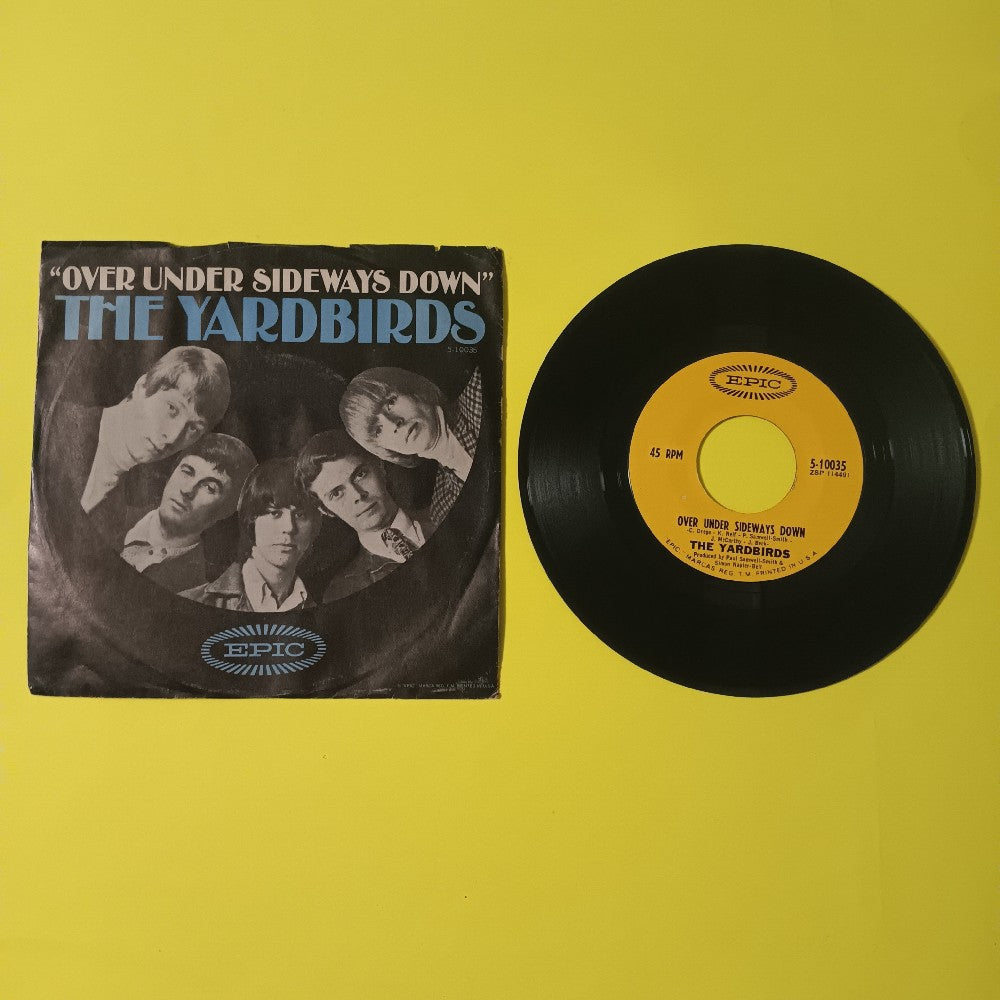 The Yardbirds - Over Under Sideways Down 7" PS - 1966 - 5-10035 - Used - VG+ - Vinyl