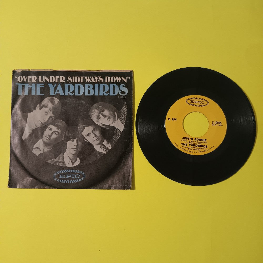 The Yardbirds - Over Under Sideways Down 7" PS - 1966 - 5-10035 - Used - VG+ - Vinyl
