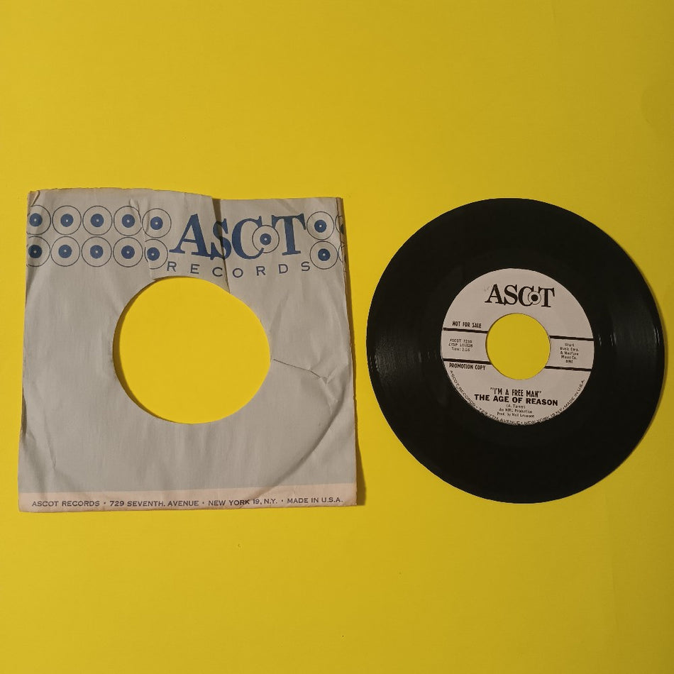 The Age Of Reason - (Your Love is Like A) Magnet PROMO Garage Rock 7" - 1967 - Ascot 2230 - Used - VG++ - Vinyl
