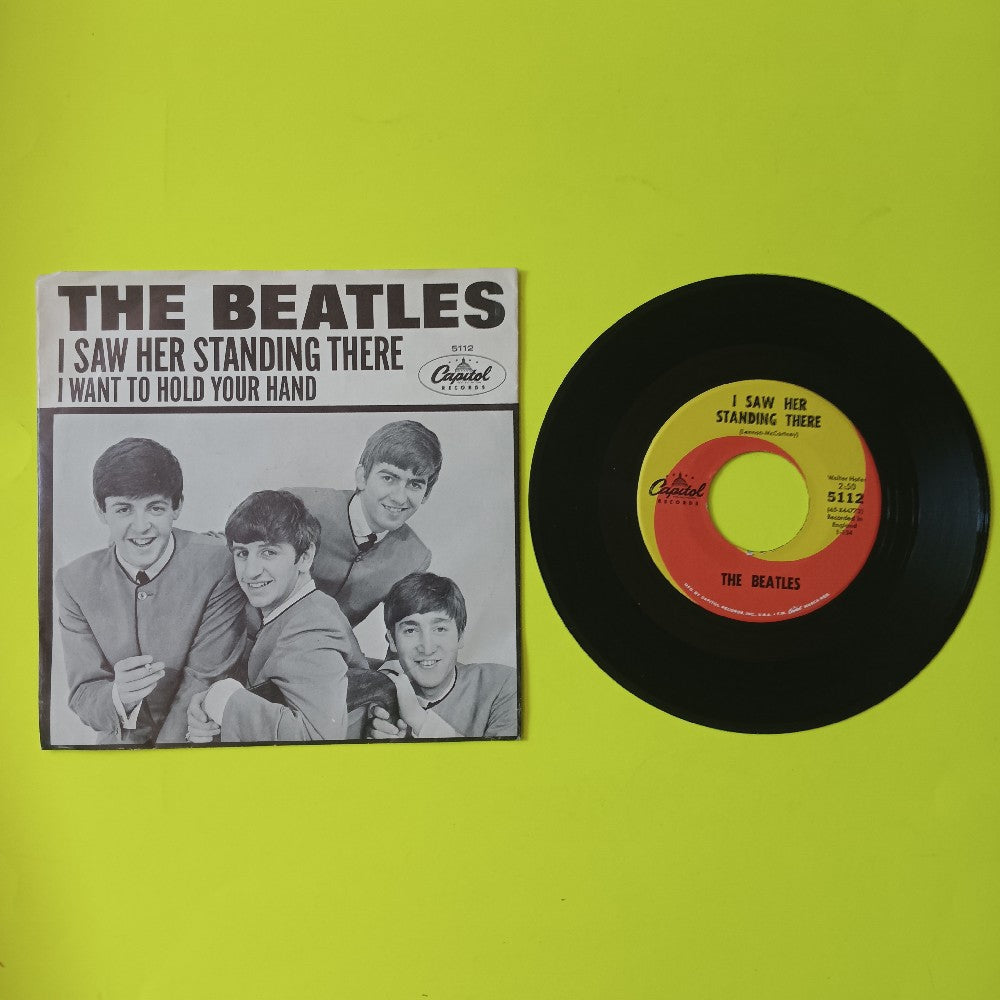 The Beatles - I Want To Hold Your Hand OG 7" Hofer Credit - 1963 - Capitol 5112 - Used - VG++ - Vinyl