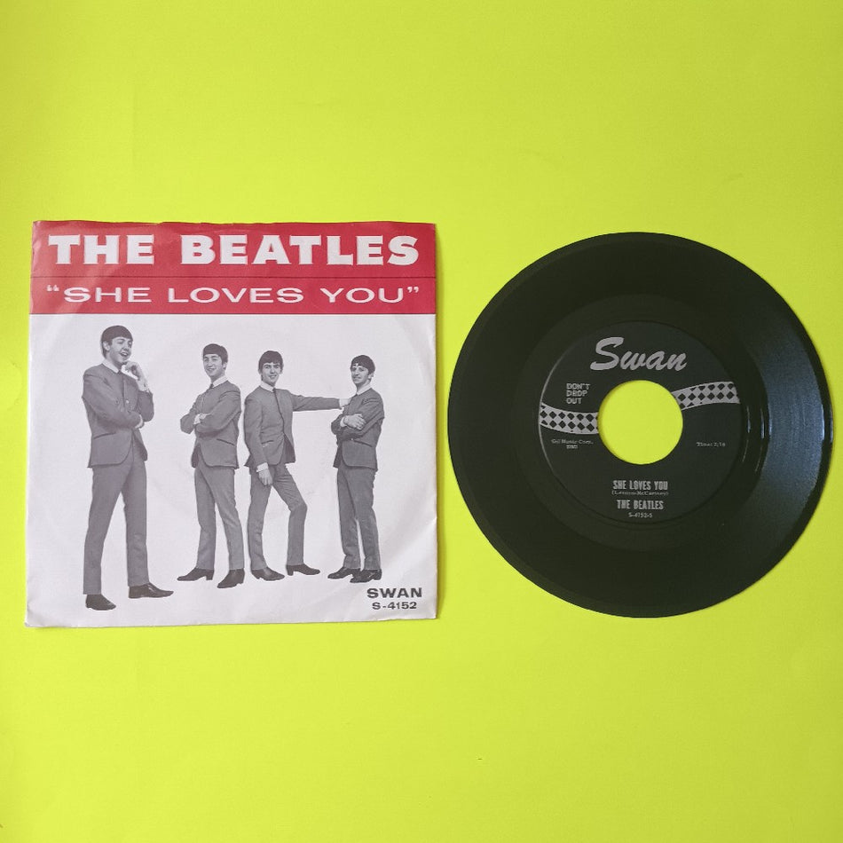 The Beatles - She Loves You / I'll Get You 7" DON'T DROP OUT - 1964 - S-4152 - Used - VG++ - Vinyl