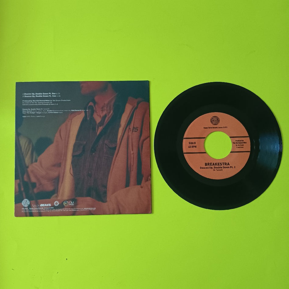 Breakestra - Deuces Up Double Down 7" - 2001 - STH 7018 - Used - VG++ - Vinyl
