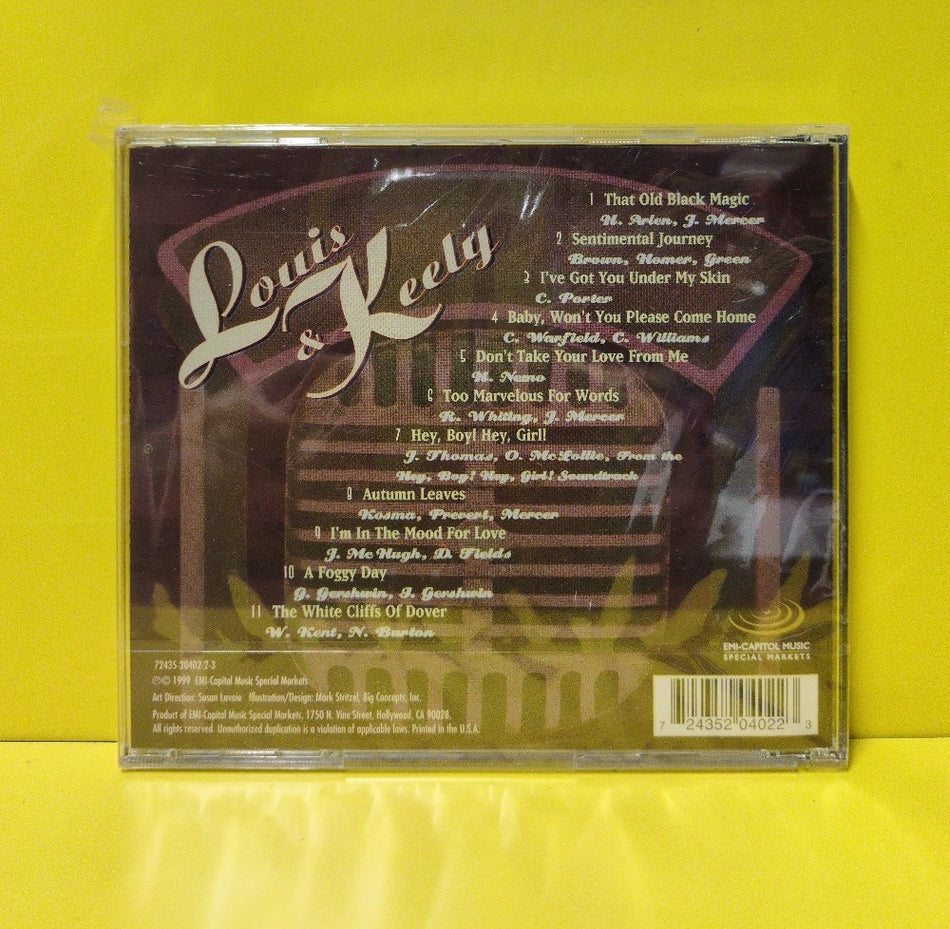 Louis Prima & Keely Smith - Louis & Keely - 1999 - 72435-20402-2-3 - New - Sealed - CDs