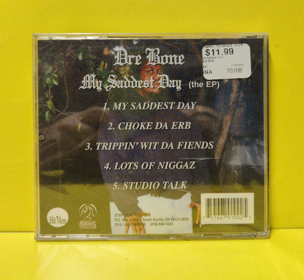 Dre Bone - My Saddest Day (The EP) - 1996 - STR-70100 - New - Sealed - CDs
