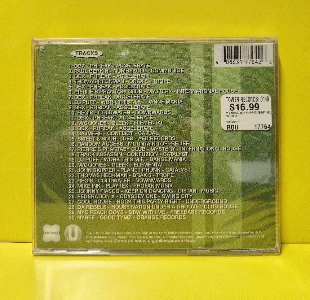 Terry Mullan - Mixed Not Stirred, Vol. 2 - 1997 - 17764-2 - New - Sealed - CDs