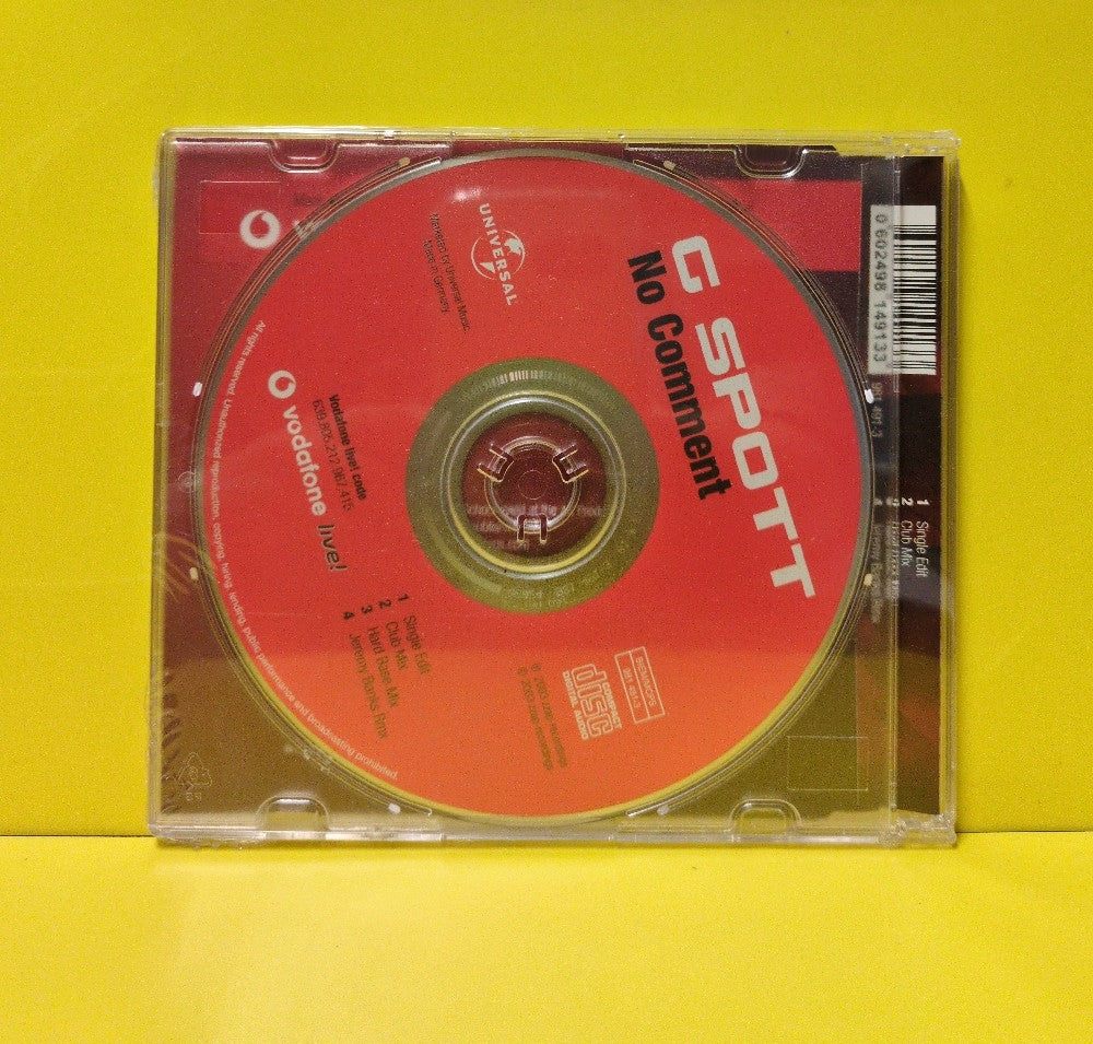 G-Spott - No Comment - 2003 - 981 491-3 - New - Sealed - CDs - CD Single - Netherlands Import