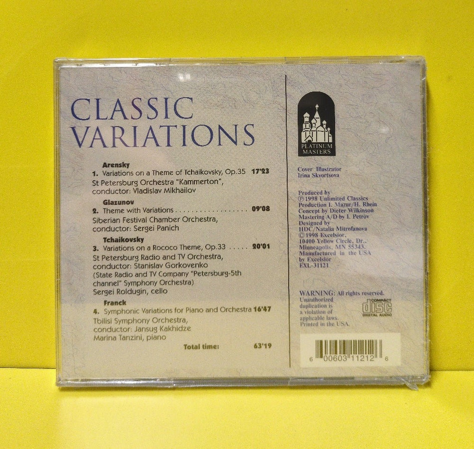 Various - Classic Variations - 1998 - EXL-31121 - New - Sealed - CDs
