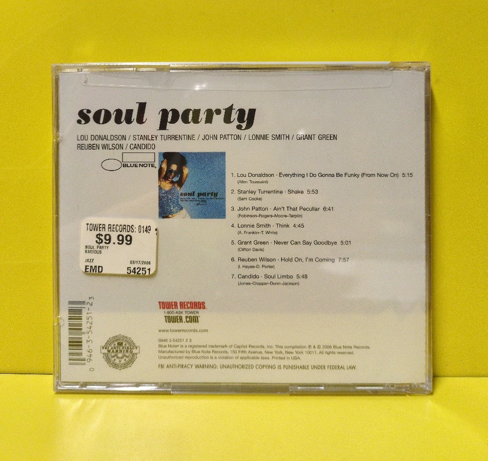 Various - Soul Party - 2006 - 0946 3 54251 2 3 - New - Sealed - CDs