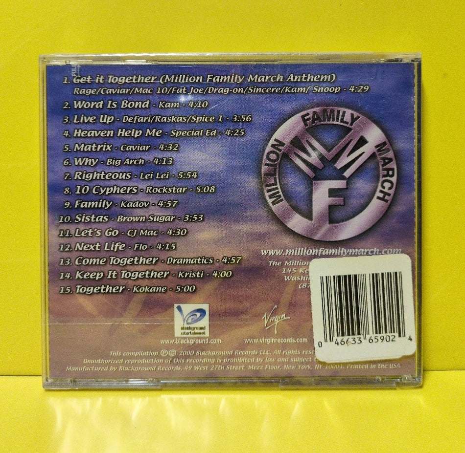 Various - Million Family March - 2000 - 7243 8 50524 2 2 - New - Sealed - CDs