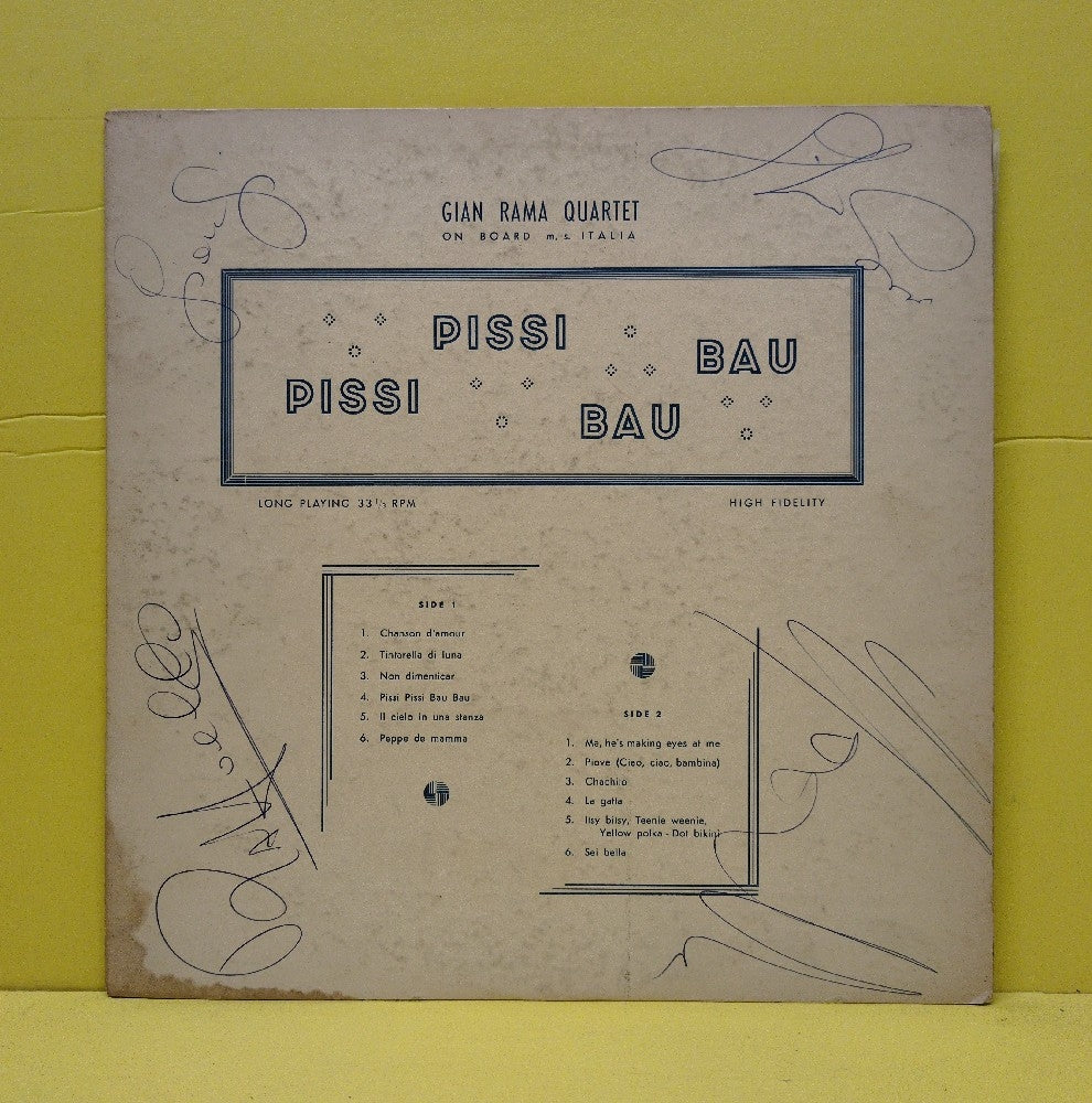 Gian Rama Quartet - Pissi Pissi Bau Bau - Used - VG+ - Vinyl - Autographed