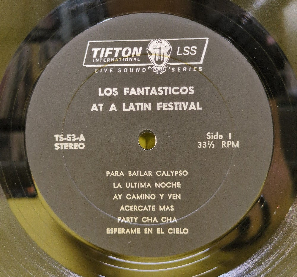 Los Fantasticos - At A Latin Festival  - TS-53 - Used - VG++ - Vinyl - Reissue - Black Labels