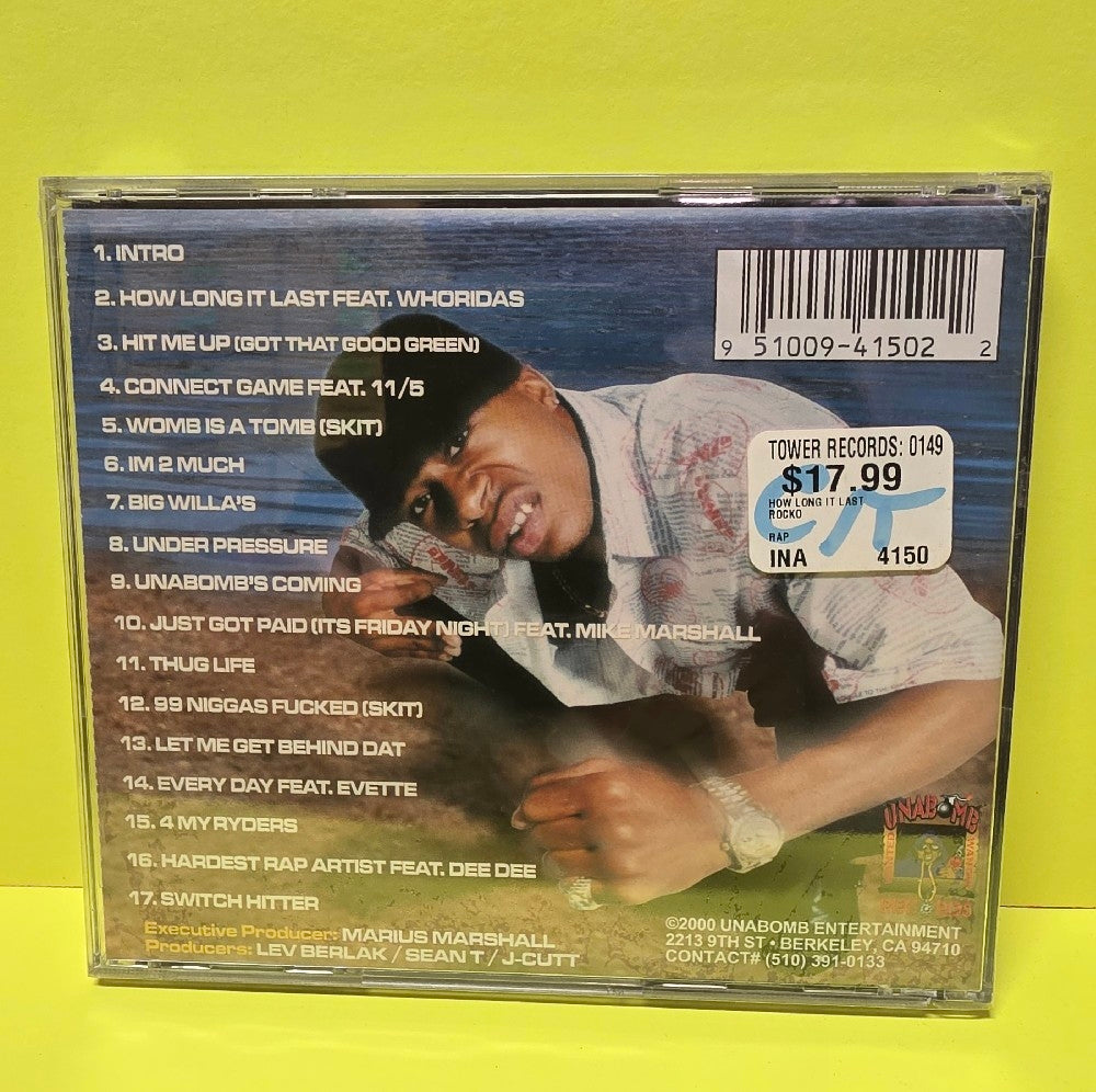 Rocko - How Long It Last - 2000 - 4150-2 - New - Sealed - CDs