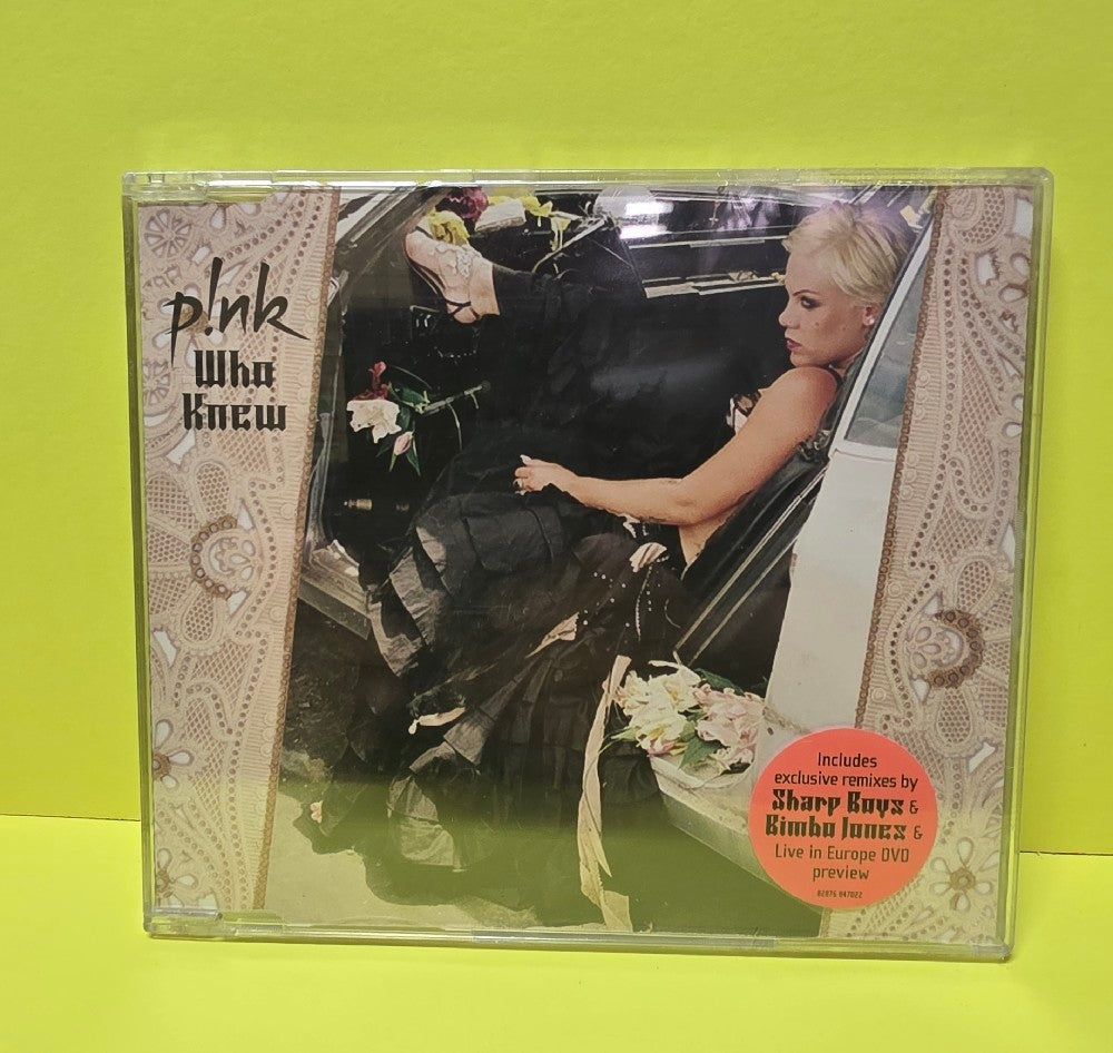 P!NK - Who Knew - 2006 - 82876 847022 - New - Sealed - CDs