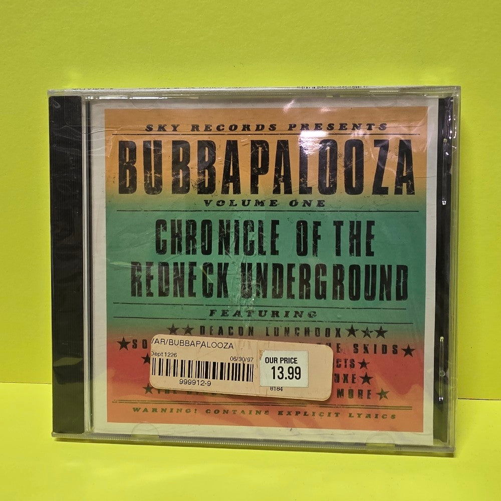 Various - Bubbapalooza Volume 1 (Chronicle Of The Redneck Underground) - 1995 - SKY 3185 - New - Sealed - CDs