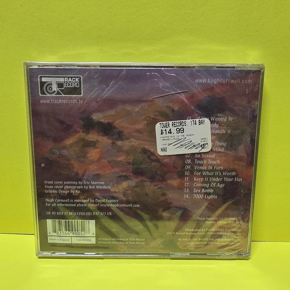 Hugh Cornwell - Footprints In The Desert - 2002 - TRK1011CD - New - Sealed - CDs