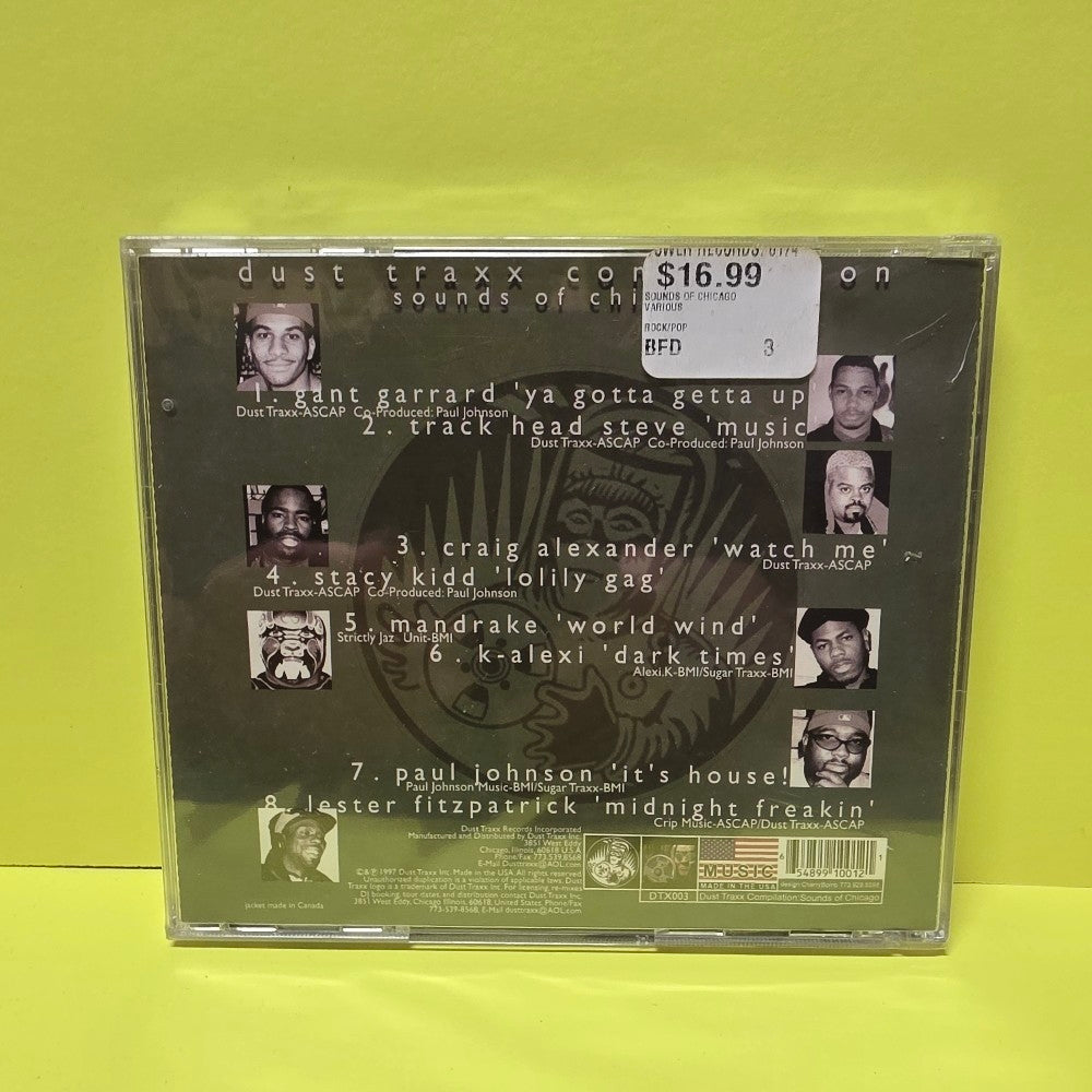 Various - Sounds Of Chicago - 1997 - DTX 003 - New - Sealed - CDs