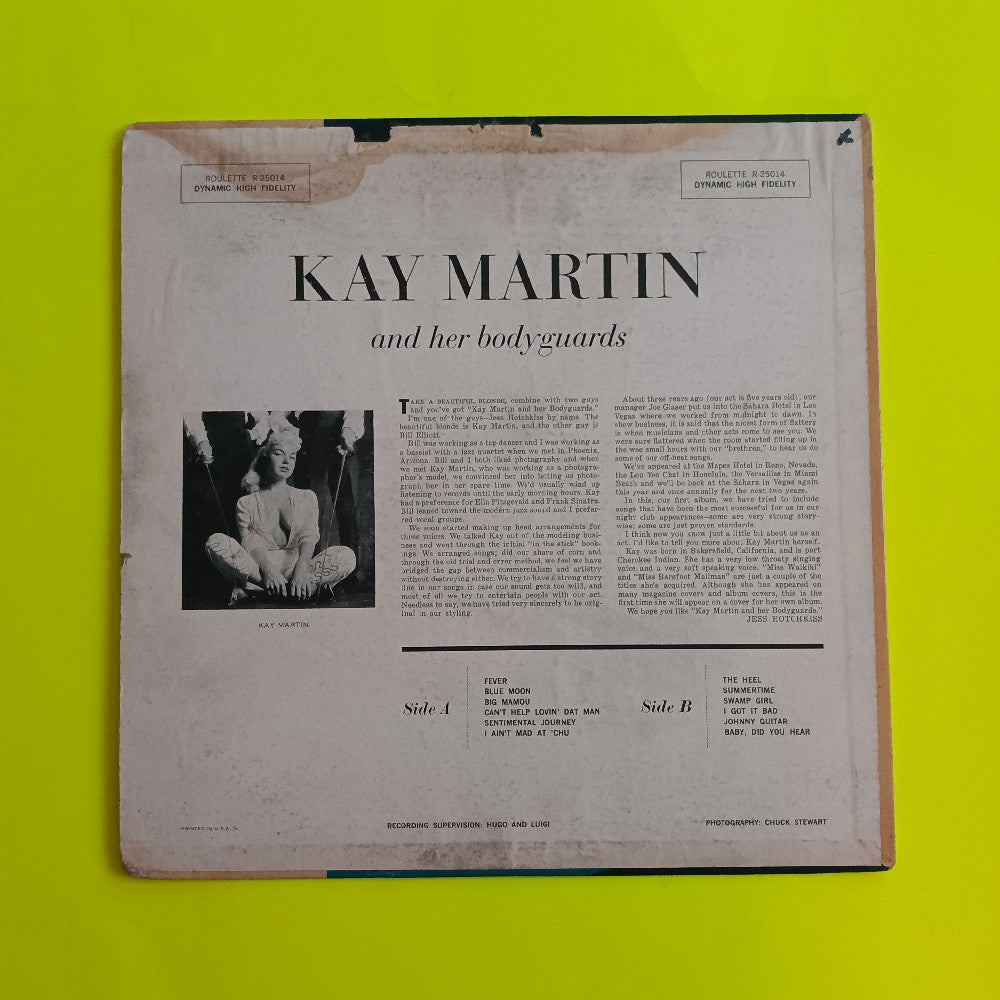 Kay Martin And Her Body Guards - Kay Martin & Her Body Guards - 1957 - R-25014 - Used - VG++ - Vinyl