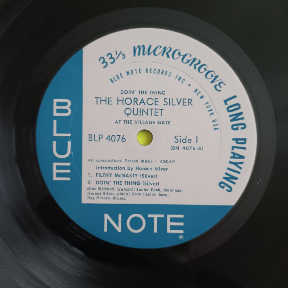 その他 LP Horace Silver Quintet Doin The Thing - At The Village BST84076 BLUE NOTE US /00260 HORACE SILVER - Horace Silver - Doin The Thing LP (Blue Note