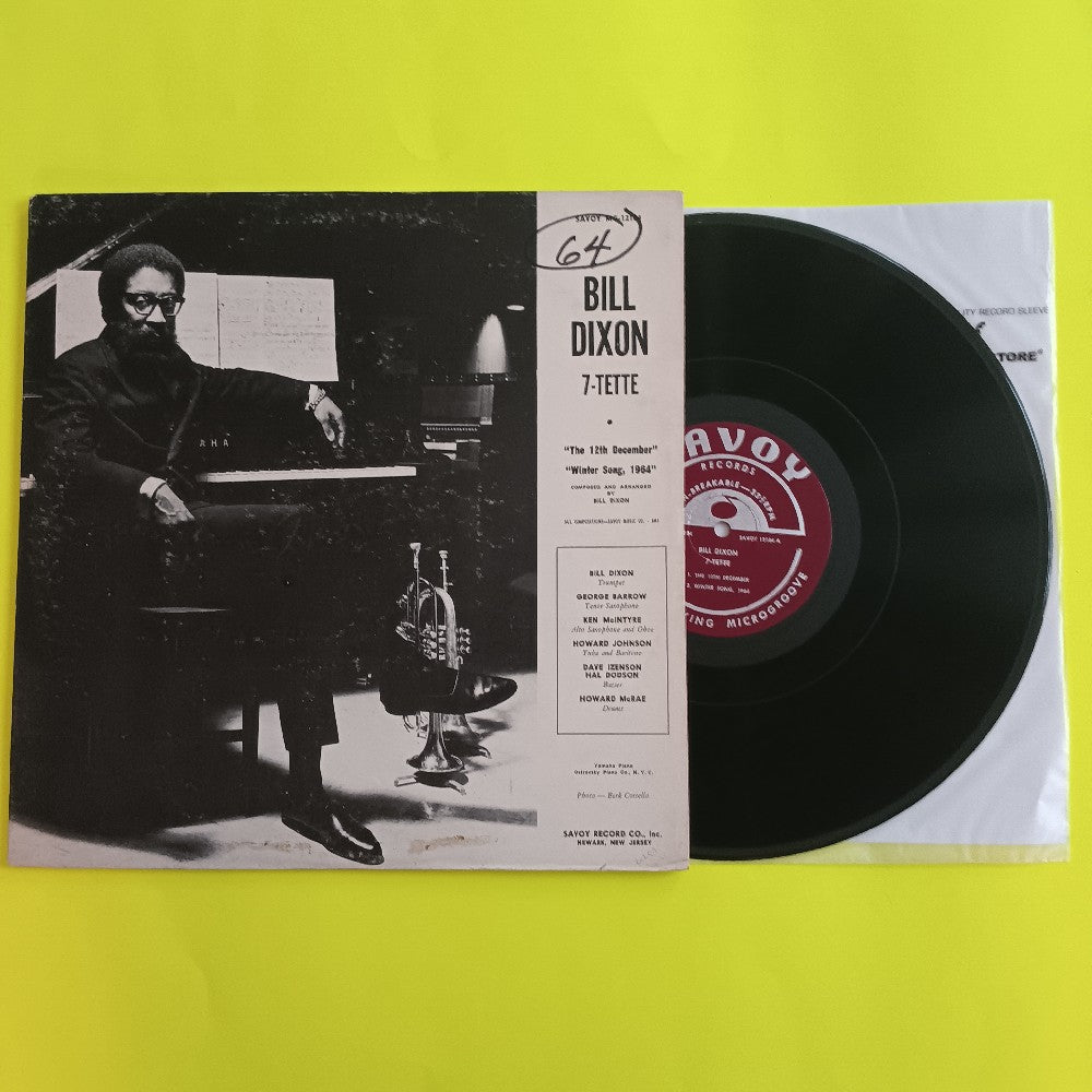 Bill Dixon / Artie Shepp - 7-tette / New York Contemporary 5 - 1972 - MG 12184 - Used - VG++ - Vinyl