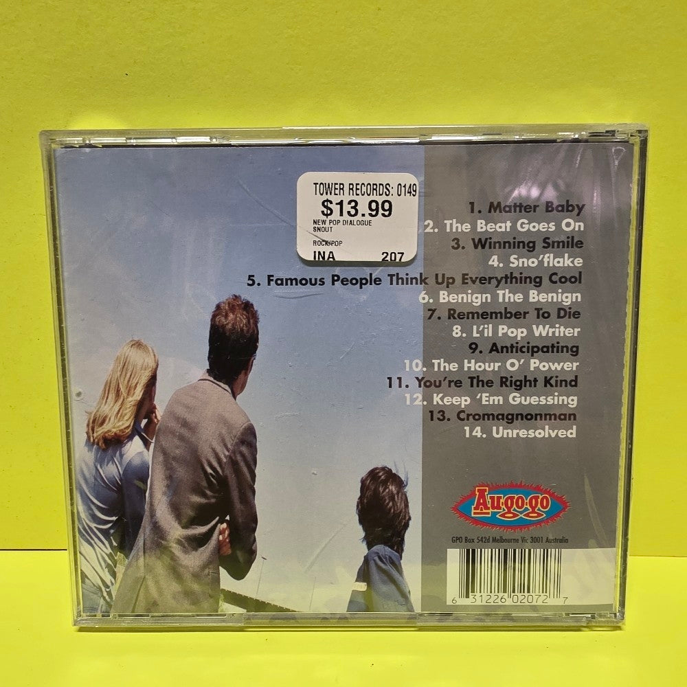 Snout - The New Pop Dialogue - ANDA 207CD - New - Sealed - CDs