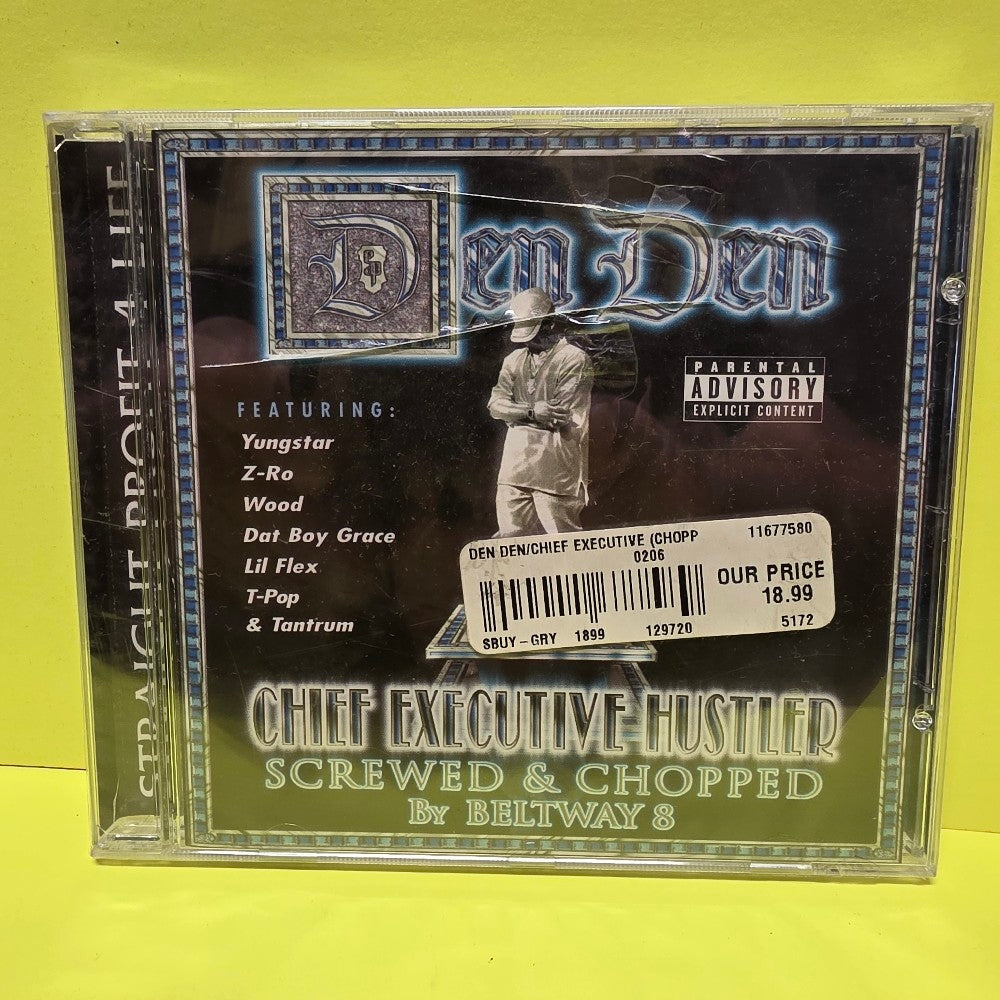 Den Den - Chief Executive Hustler Screwed & Chopped - 2002 - GHT-1199 - New - Sealed - CDs