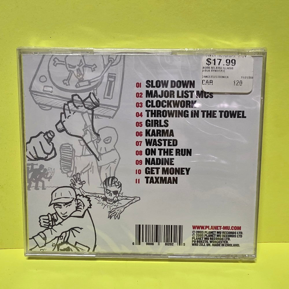 Virus Syndicate - The Work Related Illness - 2005 - ZIQ120CD - New - Sealed - CDs