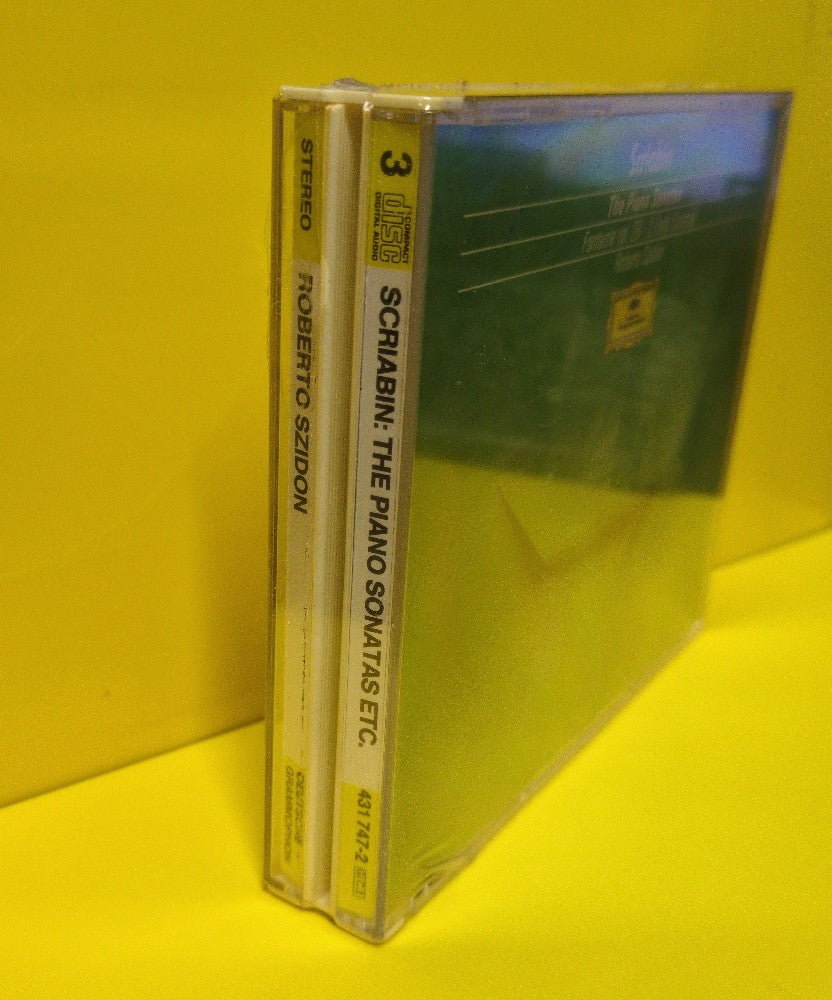 Scriabin, Roberto Szidon - The Piano Sonatas • Fantasies Op. 28 • 2 Early Sonatas - 431 747-2 - New - Sealed - CDs - 3xCD - Remastered