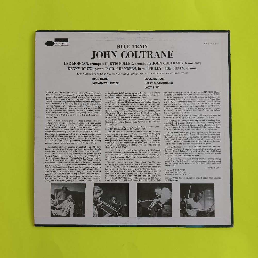 John Coltrane - Blue Train / White B  - LW 81577 - Used - VG++ - Vinyl