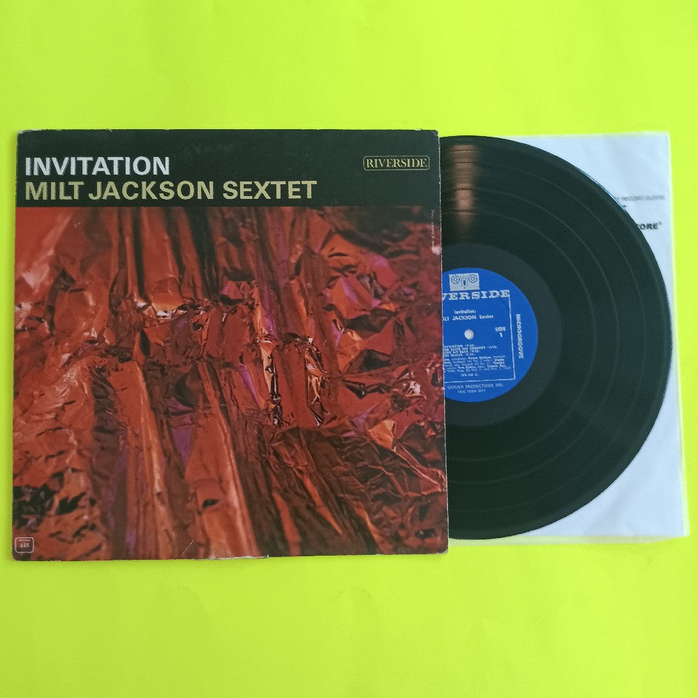 Milt Jackson Sextet - Invitation / Original Mono - 1963 - RM 446 - Used - VG++ - Vinyl