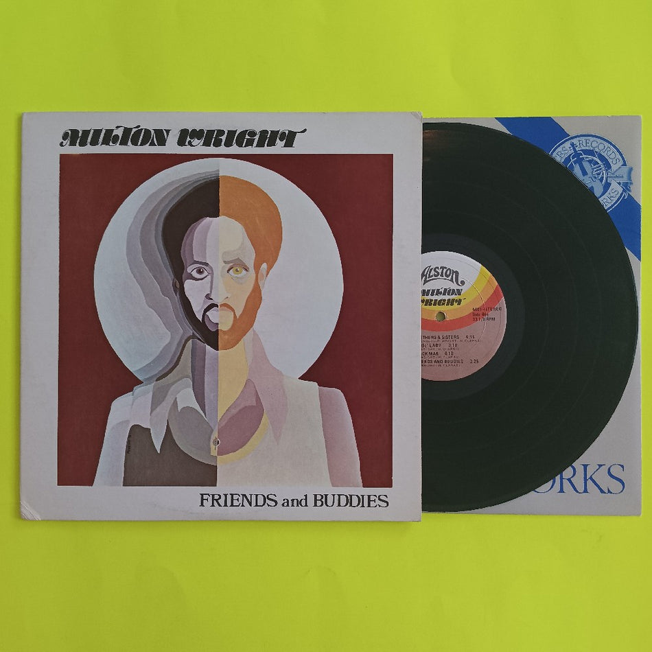 Milton Wright - Friends And Buddies / Original Pressing - 1975 - Alston 4401 - Used - VG+ - Vinyl