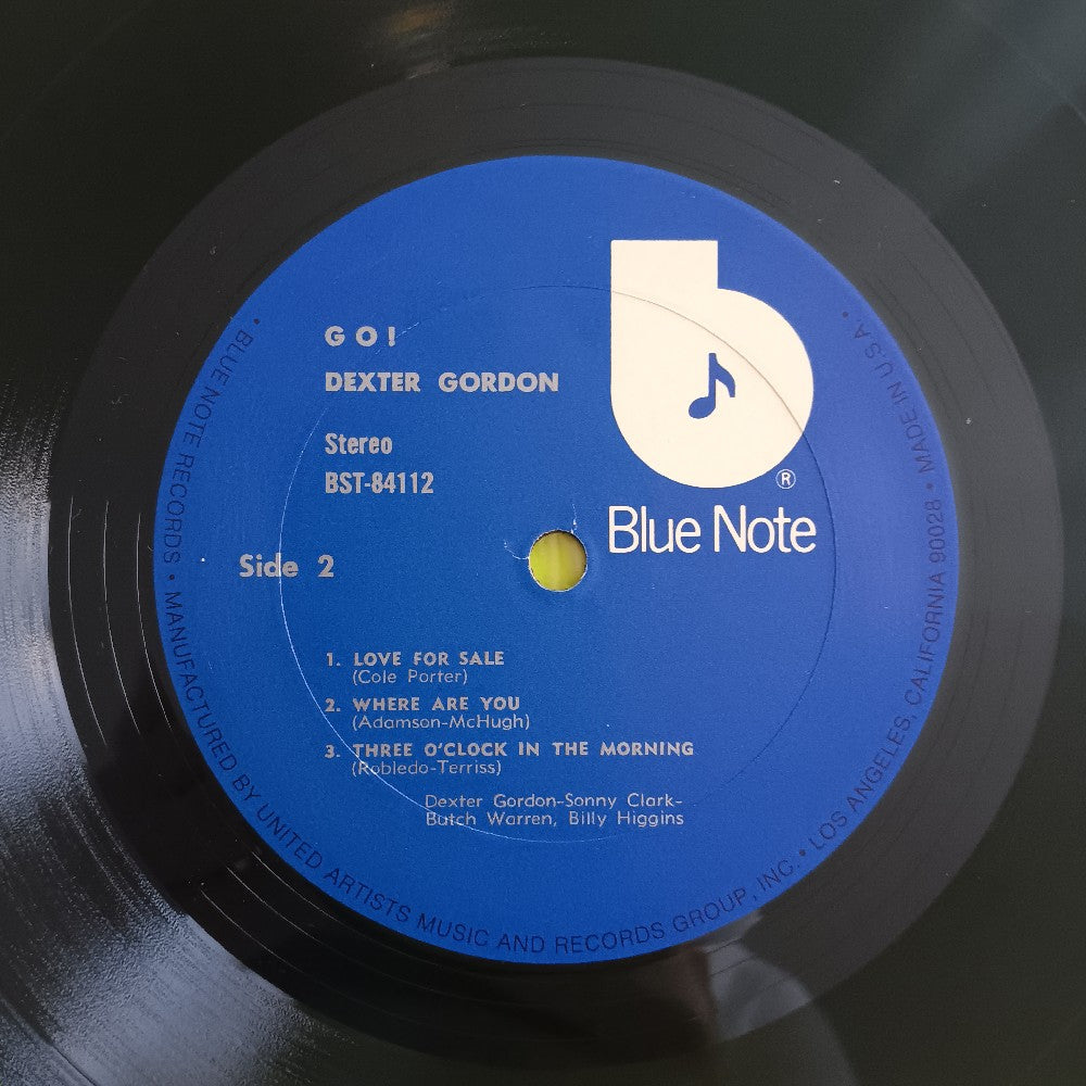 Dexter Gordon - Go / White B  - 1977 - BST 84112 - Used - VG+ - Vinyl