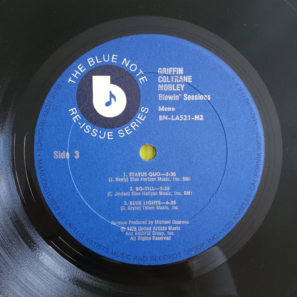Johnny Griffin John Coltrane Hank Mobley - Blowin Sessions - 1975 - BN-LA521-H2 - Used - VG+ - Vinyl
