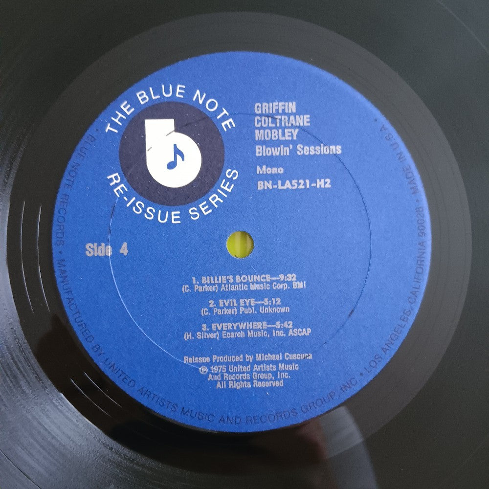 Johnny Griffin John Coltrane Hank Mobley - Blowin Sessions - 1975 - BN-LA521-H2 - Used - VG+ - Vinyl