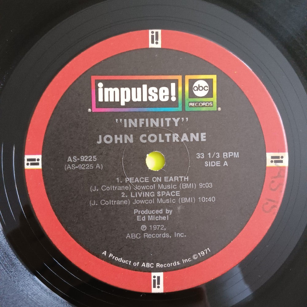 John Coltrane - Infinity / Original - 1972 - AS 9225 - Used - VG+ - Vinyl