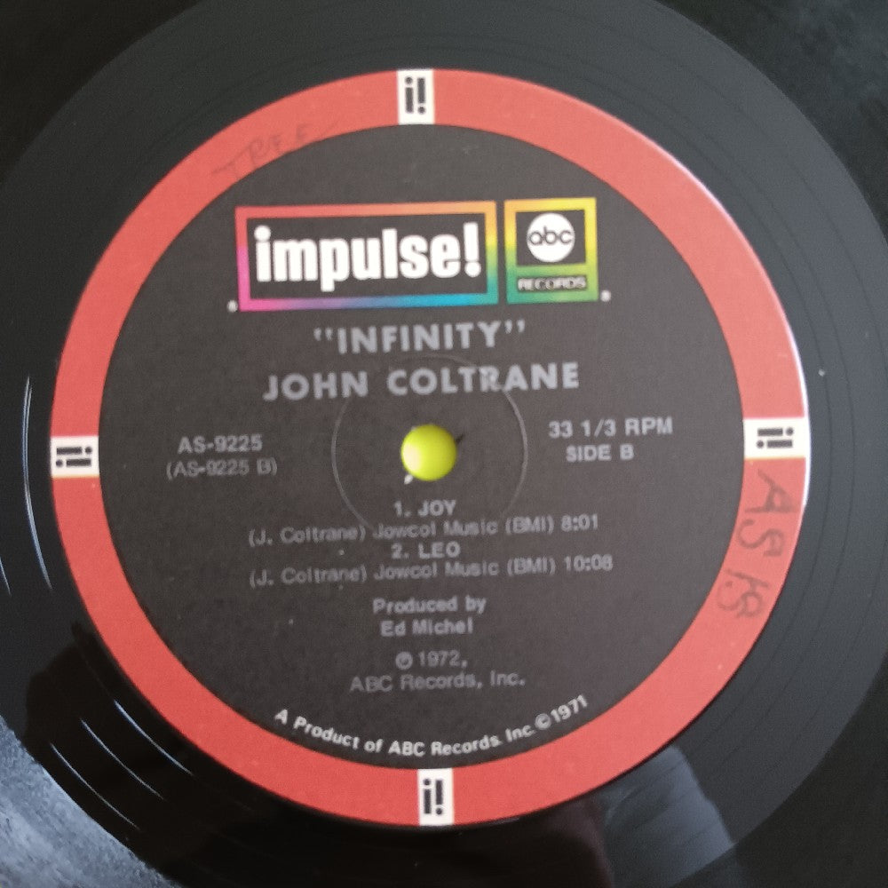 John Coltrane - Infinity / Original - 1972 - AS 9225 - Used - VG+ - Vinyl