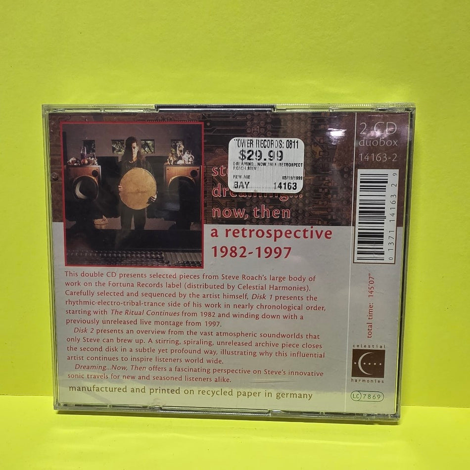Steve Roach - Dreaming... Now, Then (A Retrospective 1982-1997) - 1998 - 14163-2 - New - Sealed - CDs