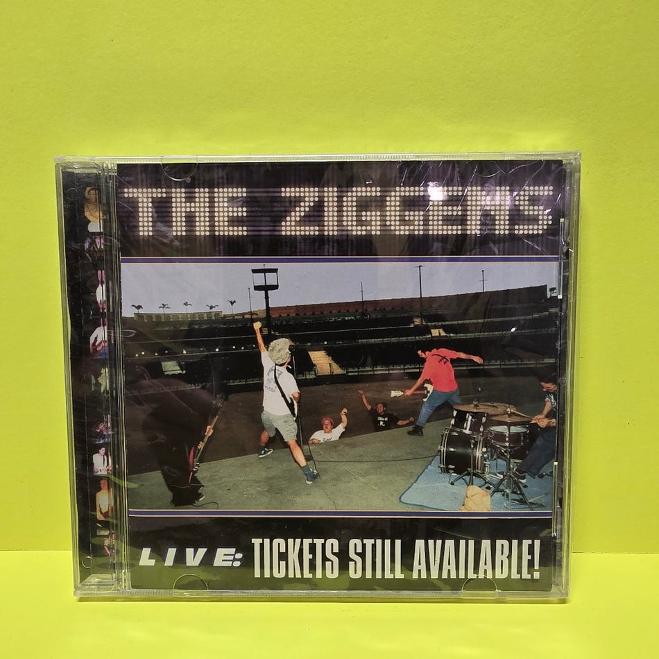 The Ziggers - Live: Tickets Still Available! - 1999 - CRAS-CD-012 - New - Sealed - CDs