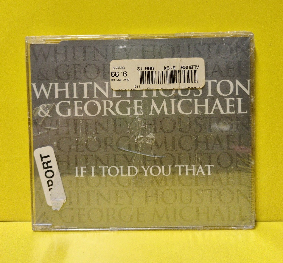 Whitney Houston & George Michael - If I Told You That - 2000 - 74321 76628 2 - New - Sealed - CDs - CD Single - UK Import