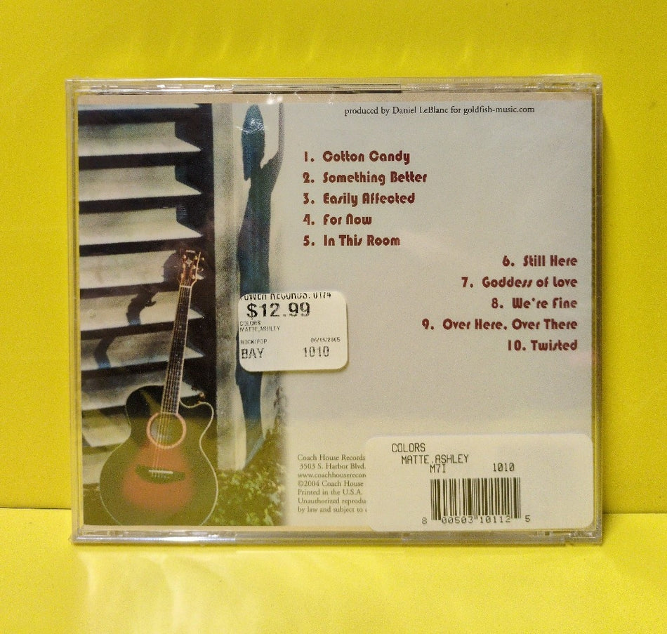 Ashley Matte - Colors - 2004 - CHCD1011 - New - Sealed - CDs