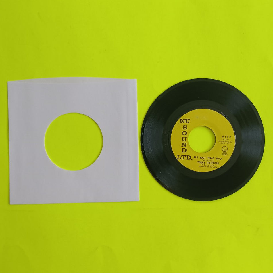 Terry Pilittere - It's Not That Way / You Wouldn't Believe Me 7" - N6112 - Used - VG+ - Vinyl