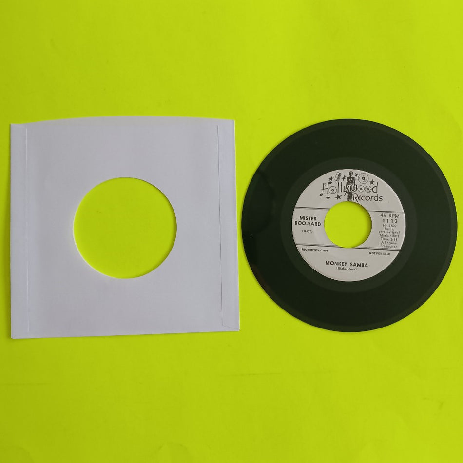 Mister Boo-sard - I Sit And Beg My Baby / Monkey Samba 7" PROMO - 1967 - Hollywood Records 1113 - Used - VG++ - Vinyl