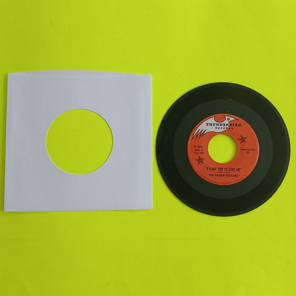 The Garner Brothers - I Want You To Love Me 7" PROMO - 1967 - Thunderbird 504 - Used - VG+ - Vinyl