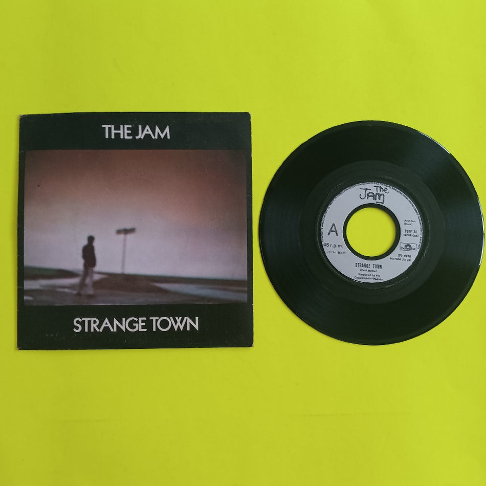 The Jam - Strange Town / Butterfly Collector France 7" - 1979 - POSP34 - Used - VG++ - Vinyl