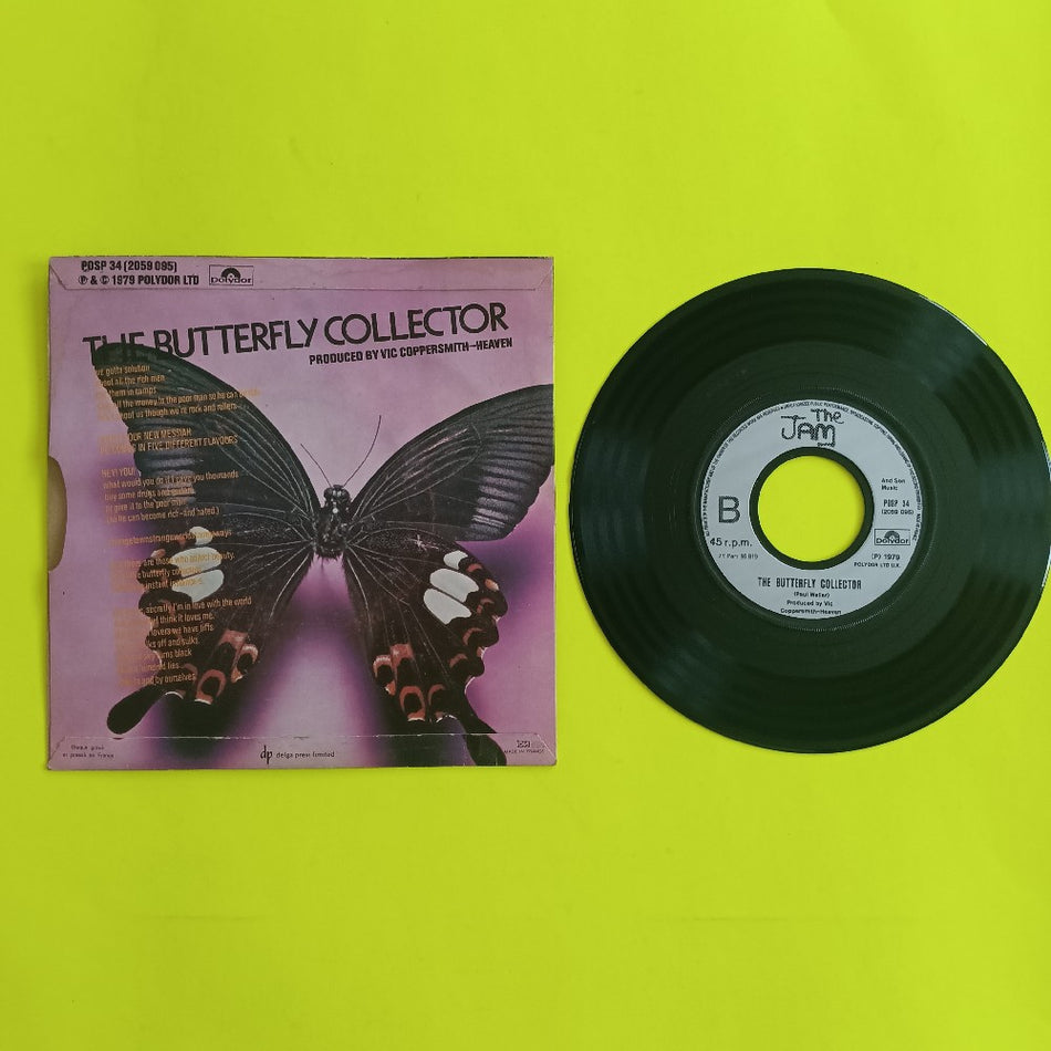 The Jam - Strange Town / Butterfly Collector France 7" - 1979 - POSP34 - Used - VG++ - Vinyl