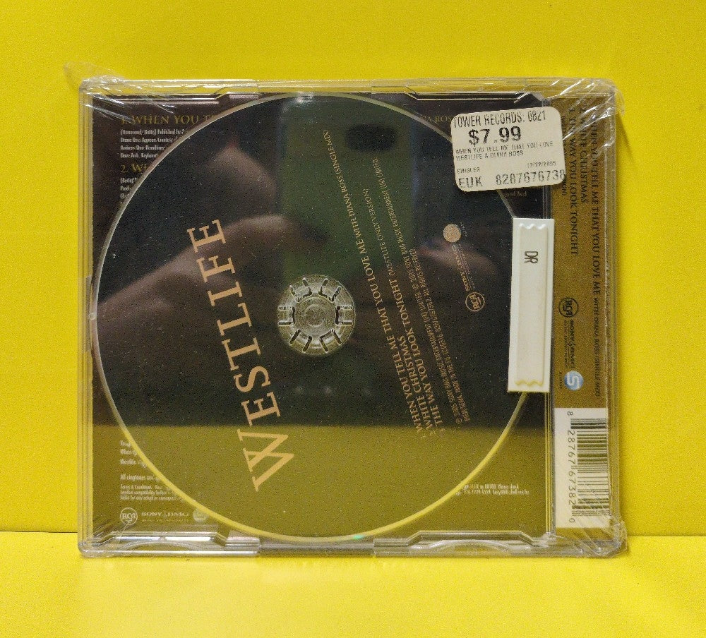 Westlife With Diana Ross - When You Tell Me That You Love Me - 2005 - 82876 76738 2 - New - Sealed - CDs