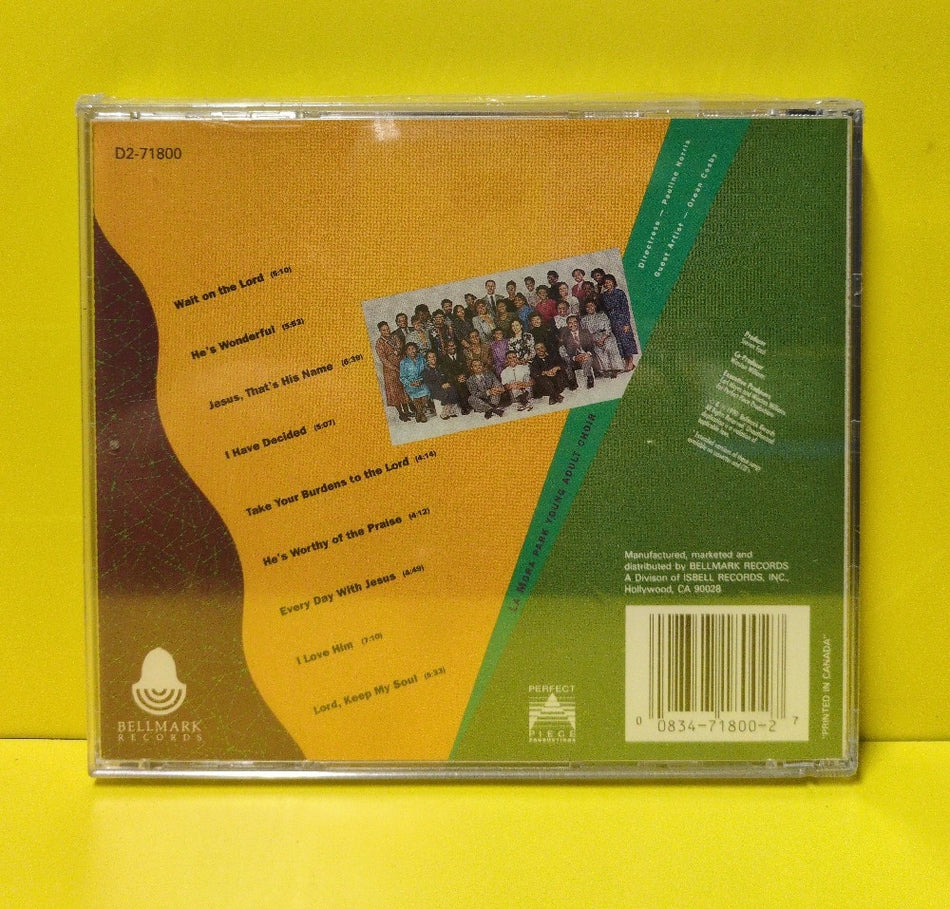 La Mora Park Young Adult Choir - Wait On The Lord - 1990 - D2-71800 - New - Sealed - CDs