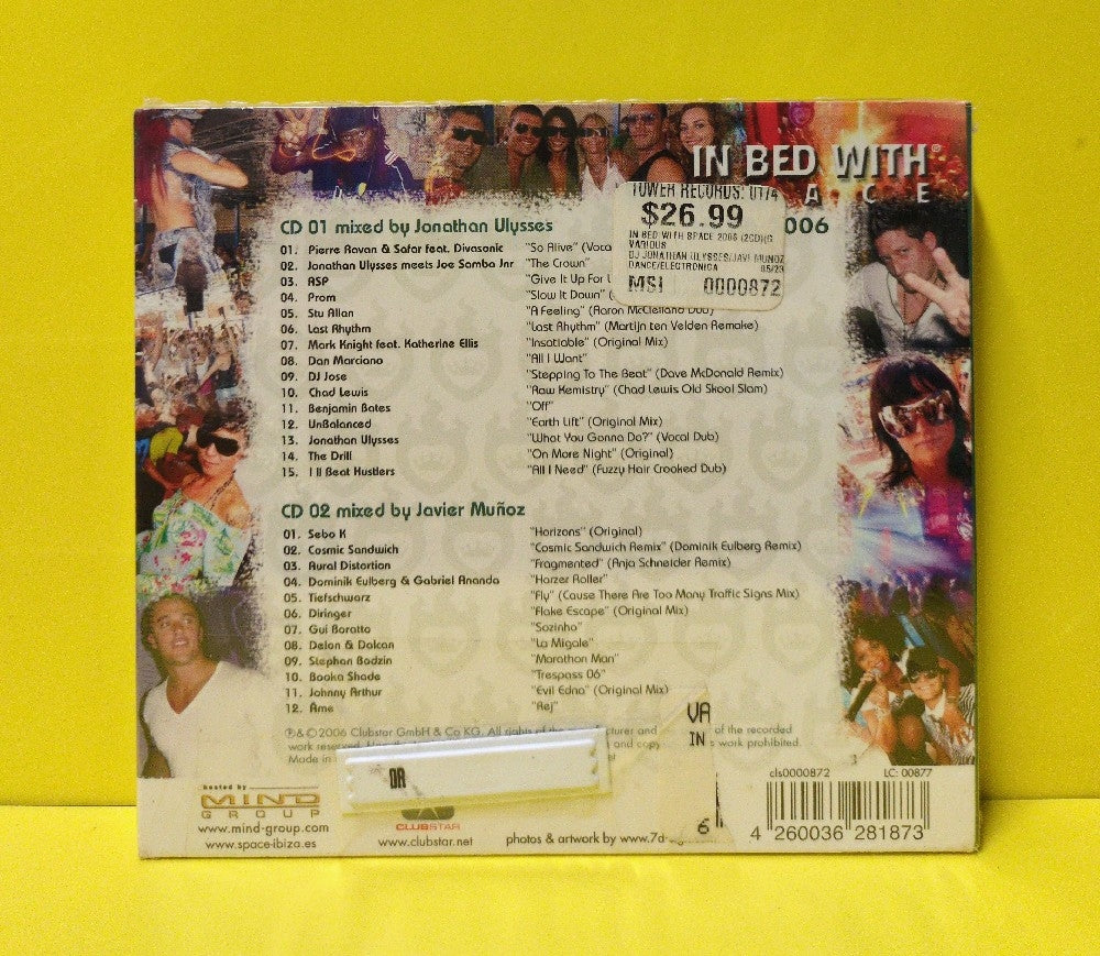 Jonathan Ulysses & Javi Muñoz - In Bed With Space Ibiza 2006 - 2006 - cls0000872 - New - Sealed - CDs - 2xCD - Germany Import