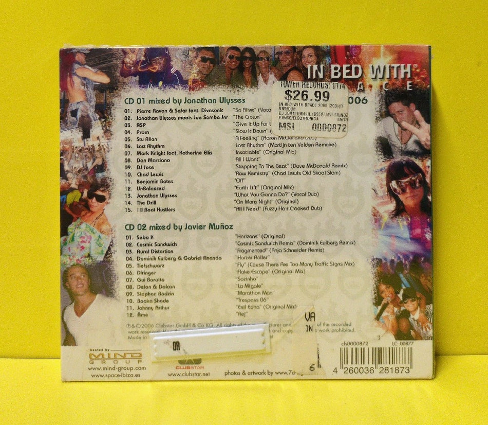 Jonathan Ulysses & Javi Muñoz - In Bed With Space Ibiza 2006 - 2006 - cls0000872 - New - Sealed - CDs - 2xCD - Germany Import