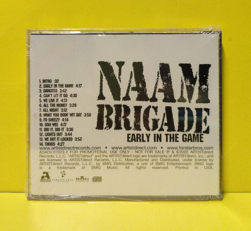 Naam Brigade - Early In The Game - 2002 - ADADV-01023-2 - New - Sealed - CDs - Promo